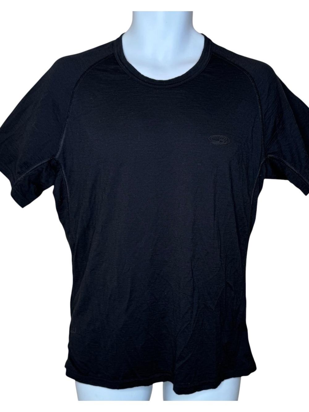 Icebreaker Men’s Bodyfit 150 Merino Wool Tee Shirt XL Black Short Sleeve